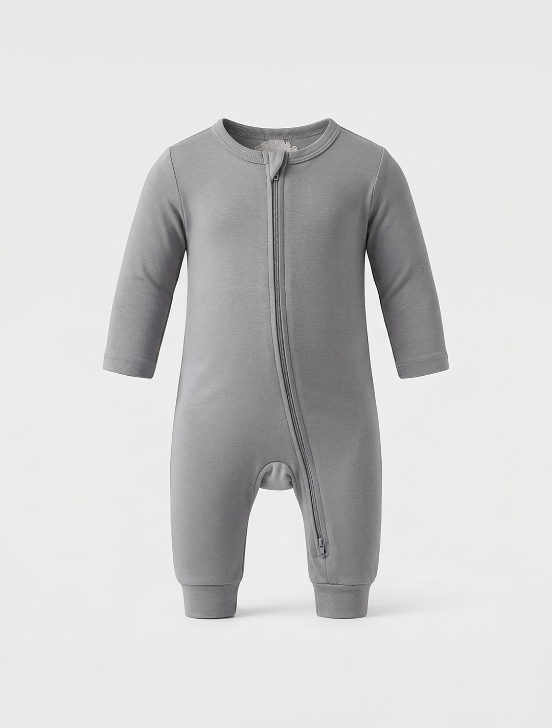 LIGHT GREY PLAIN ROMPER
