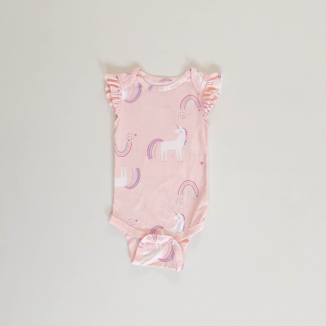 PEACH UNICORN GIRLS ONESIE