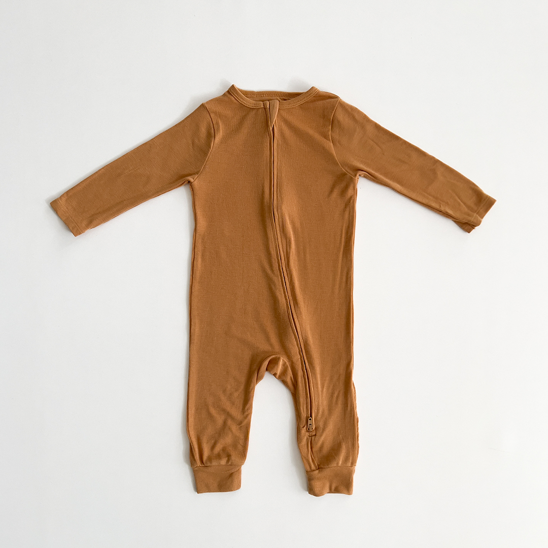 MUSTARD YELLOW PLAIN ROMPER