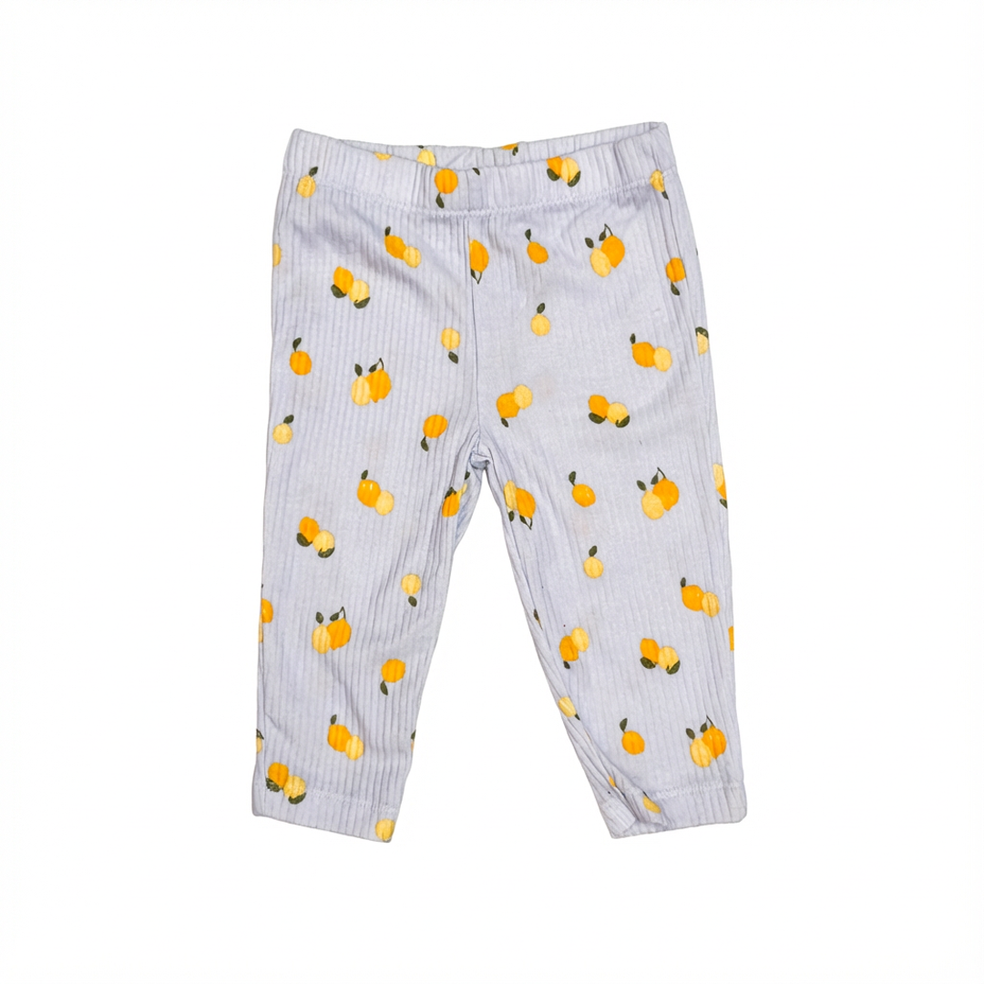 BLUE LEMONADE RIBBED PANTS