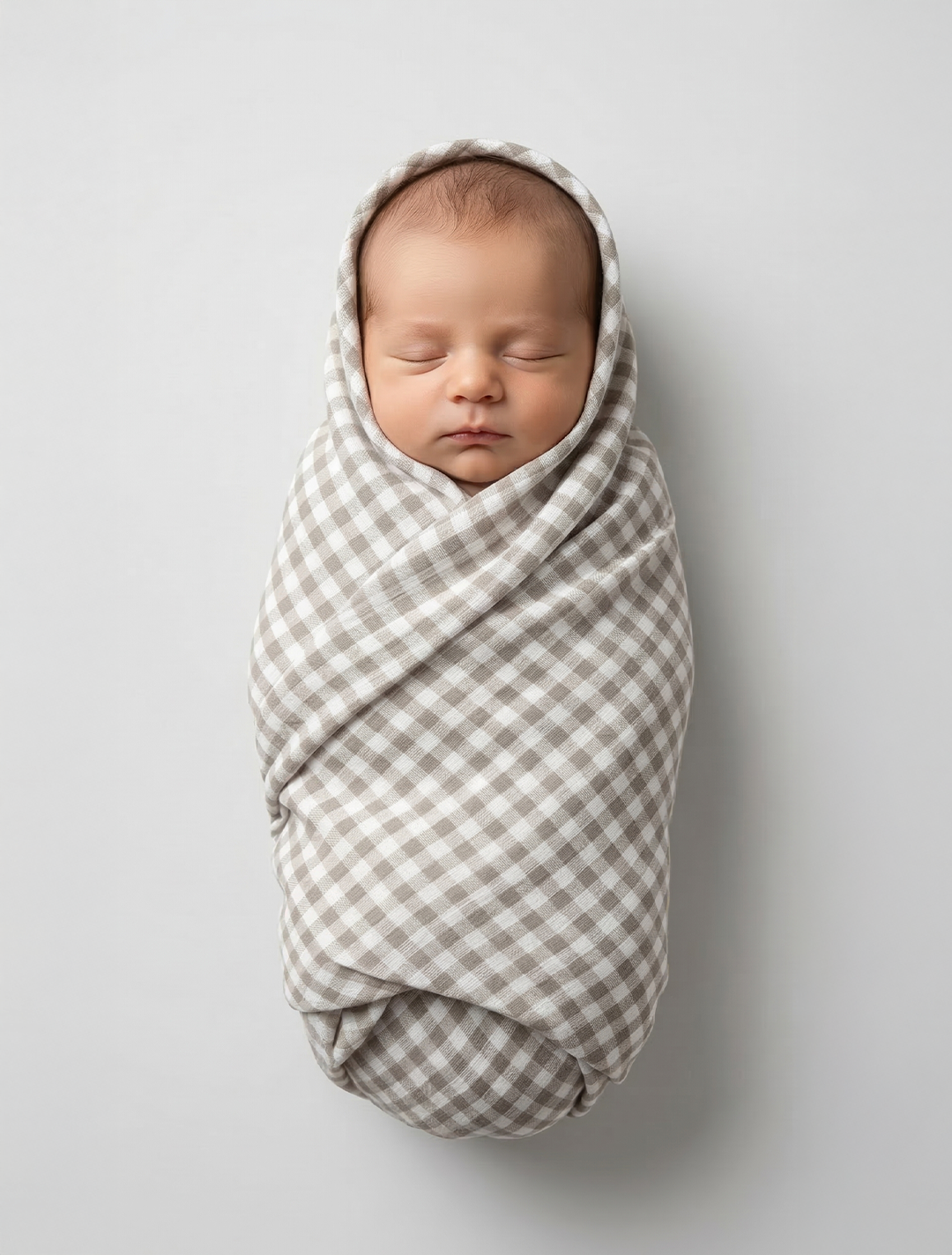 BEIGE ORGANIC COTTON MUSLIN CLOTH SWADDLE