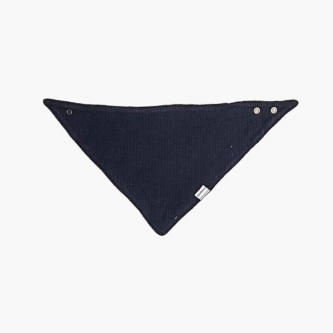 NAVY BLUE RIBBED BIBS