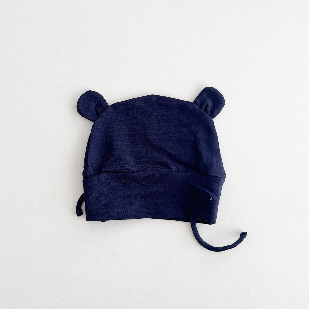 NAVY BLUE BUNNY EAR CAP