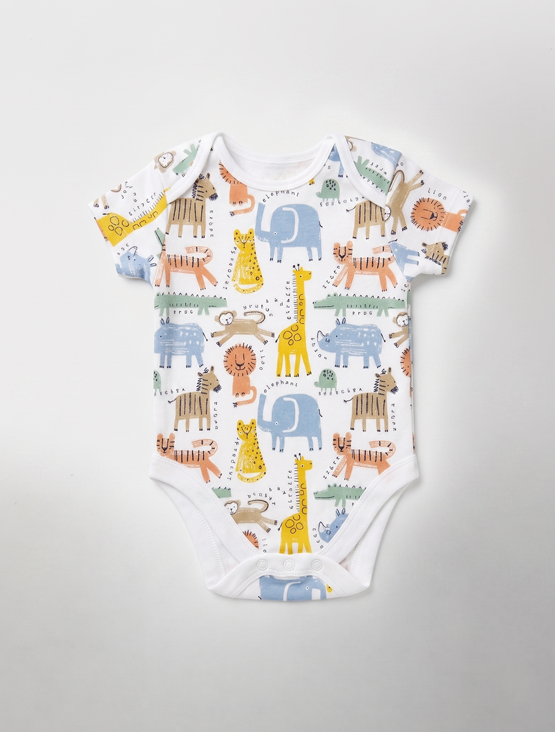 ANIMAL PRINTED MULTICOLOUR ONESIE