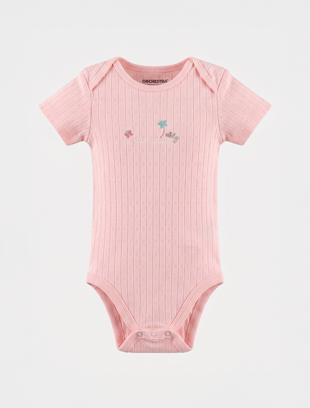 POWDER PINK POINTELLE ONESIE