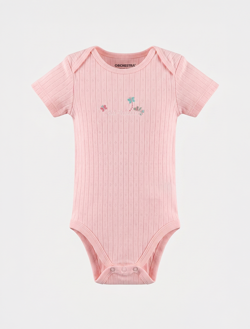 POWDER PINK POINTELLE ONESIE