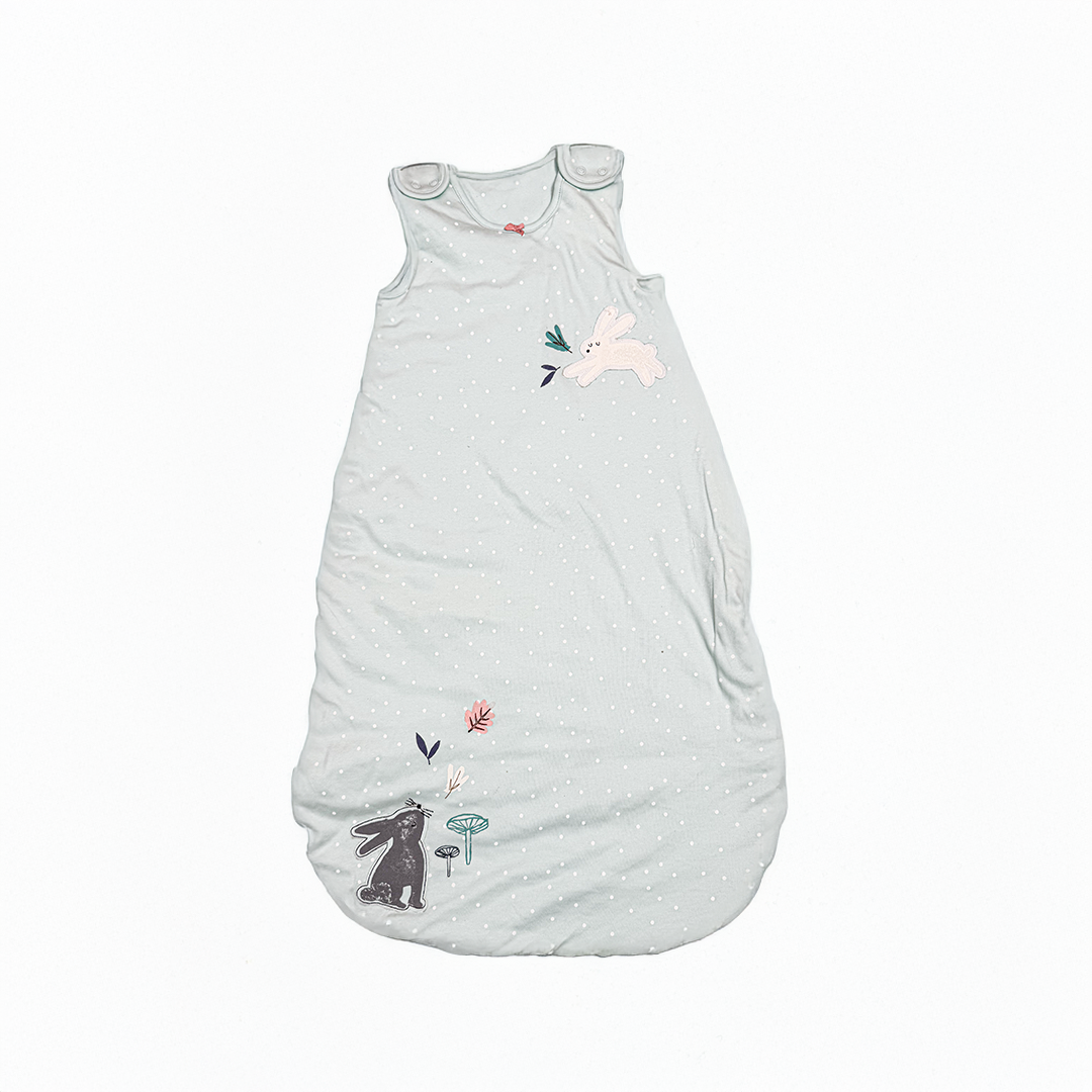 MINT GREEN DOTTED PRINTED SLEEPING BAG