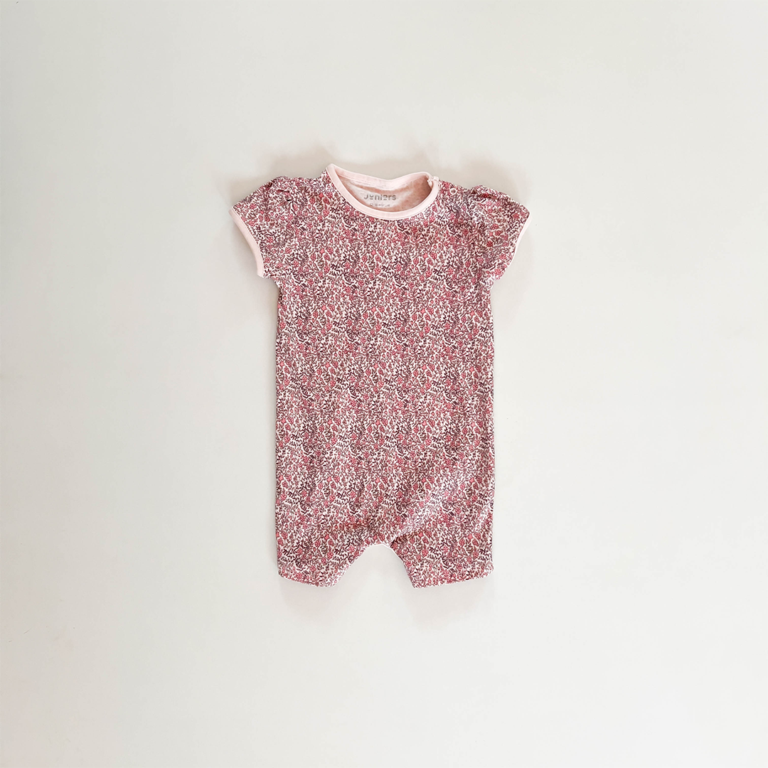 PINK FLORAL JUMPSUIT