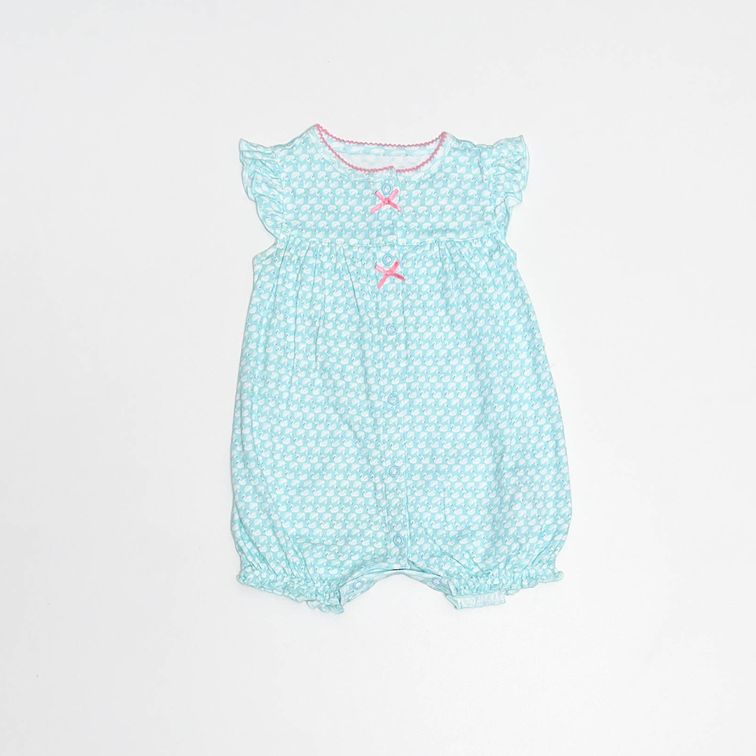 BLUE PRINTED FANCY JUMPSUIT