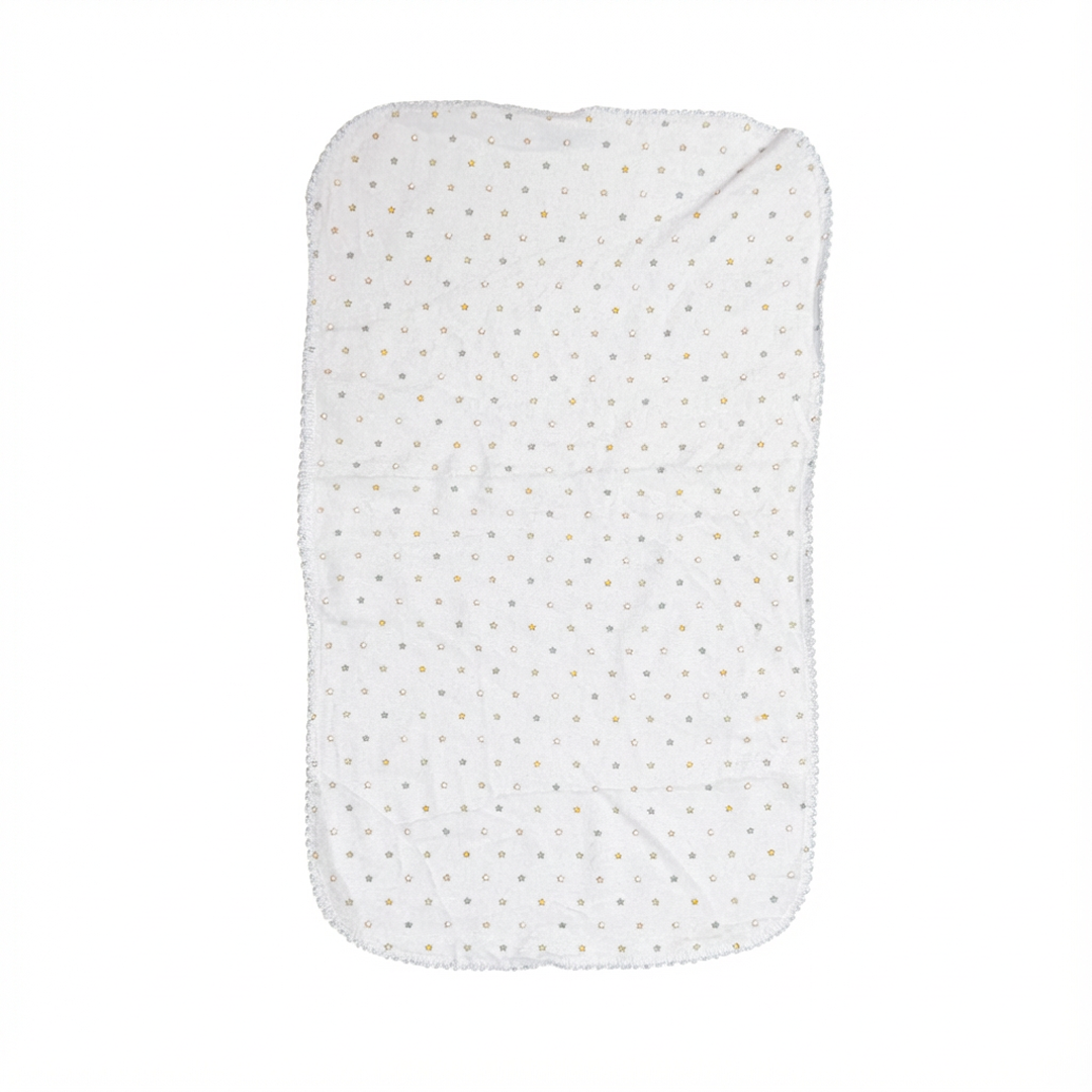 BLUE VELVET STAR SCALLOP HAND TOWEL