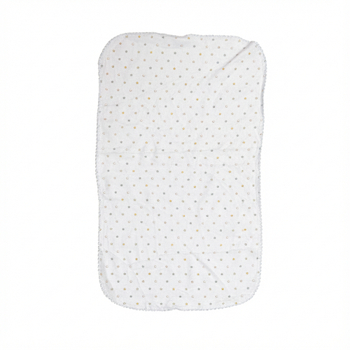 BLUE VELVET STAR SCALLOP HAND TOWEL