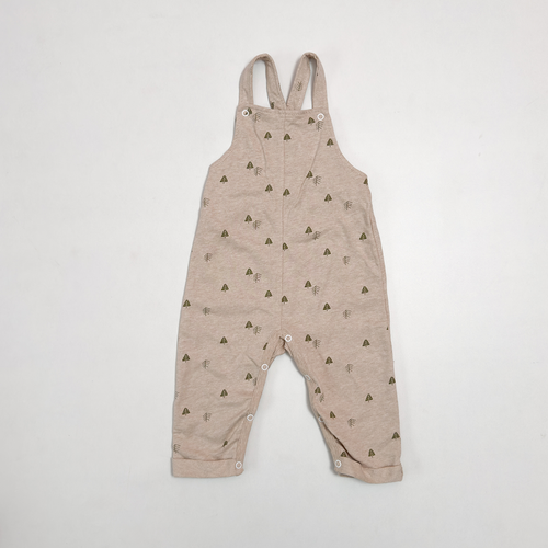 BEIGE PATTERNED DUNGAREE
