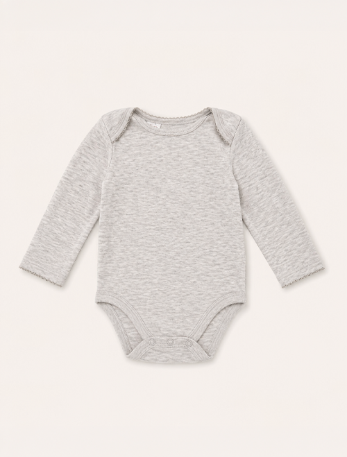 Grey unisex onesie