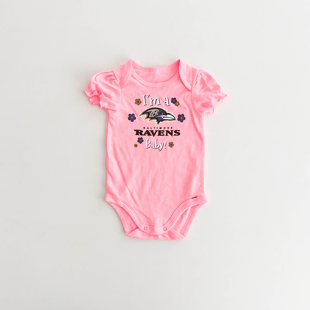 PINK BABY COTTON ONESIE