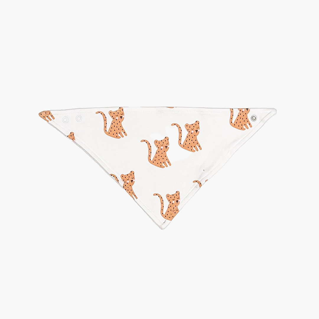 ANIMAL PRINTED BANDANA BIBS