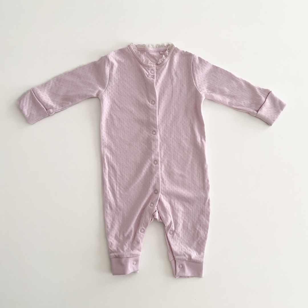 LAVENDER PLAIN ROMPER