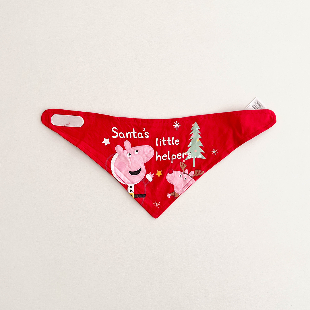 PEPPA PIG RED BANDANA bibs