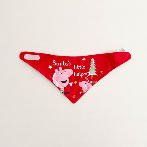 PEPPA PIG RED BANDANA bibs