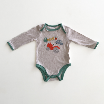 MOTHERCARE CAR PATTERNED ONESISE