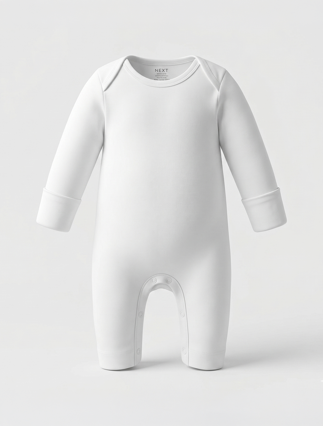 WHITE PLAIN ROMPER