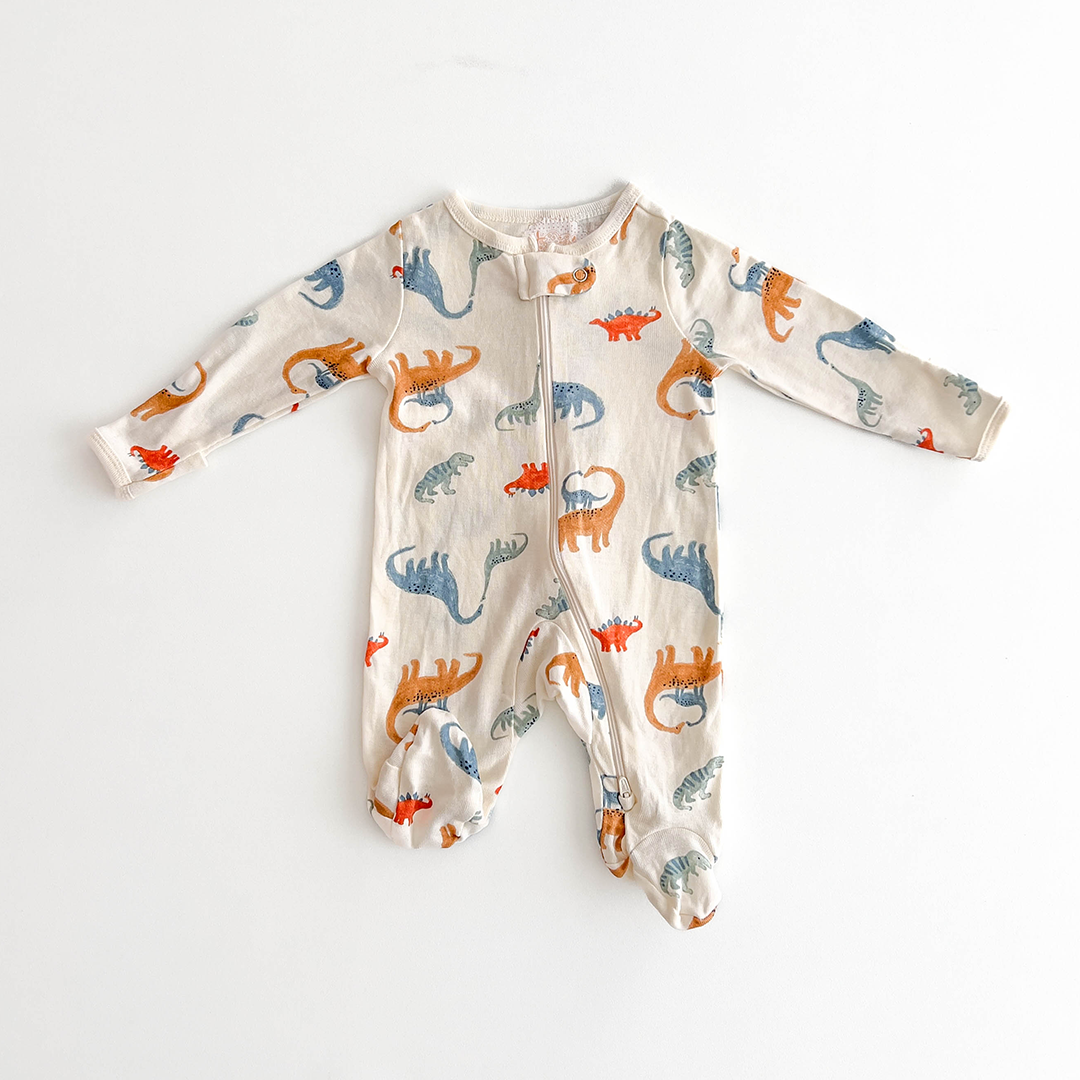 DINOSAURE PRINTED SLEEPSUIT