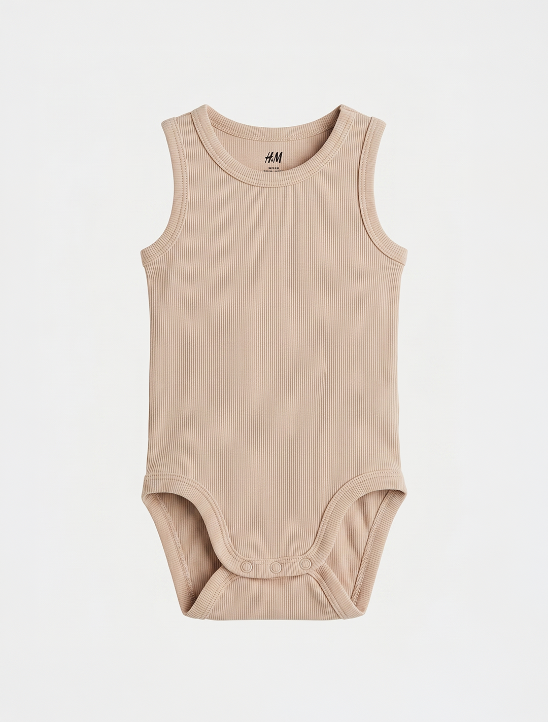 BEIGE SLEEVLESS ONESIE