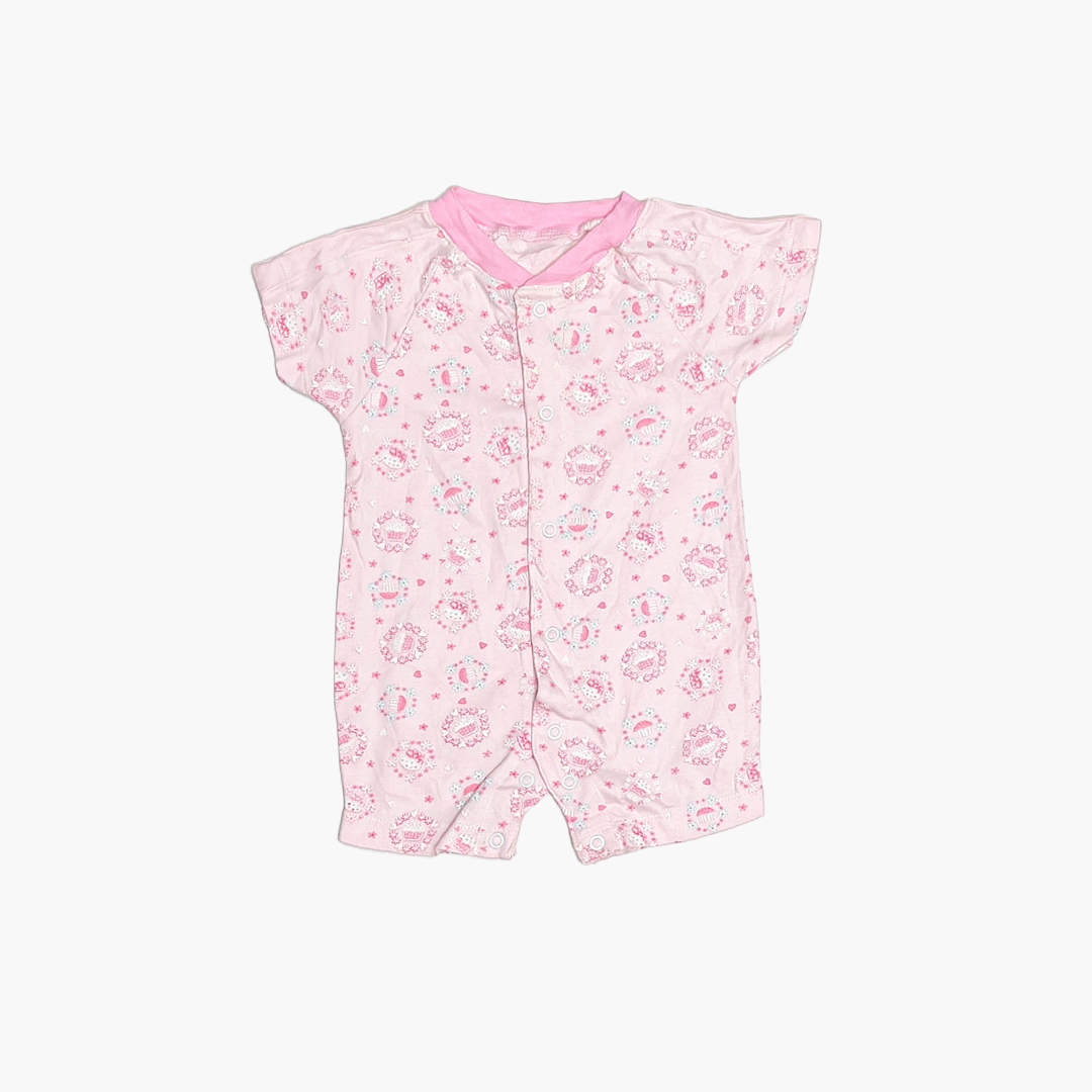 PINK CUPCAKE PATTERNED JUMPSUIT