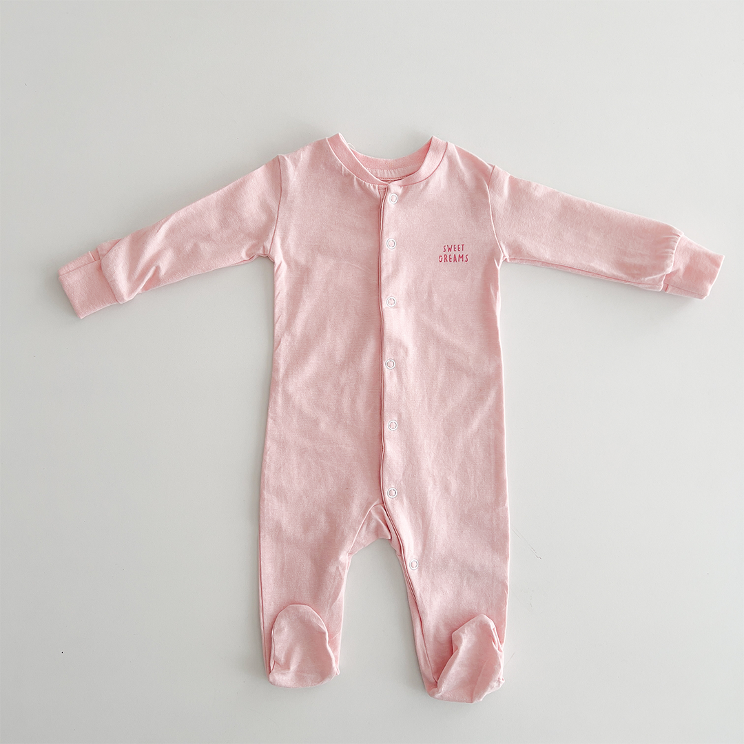 BABY PINK SLEEPSUIT