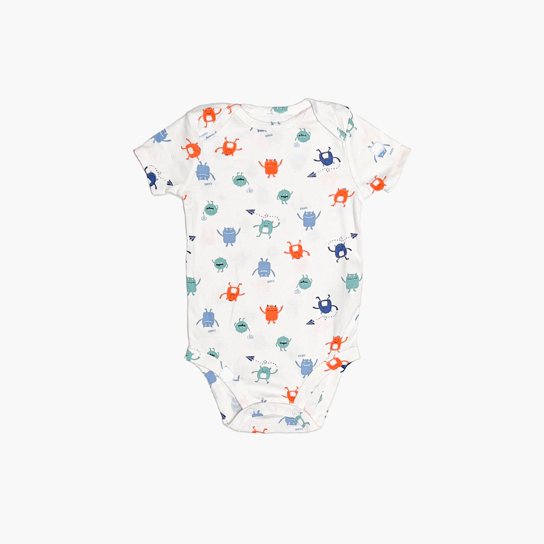 MULTICOLOUR PRINTED ONESIE
