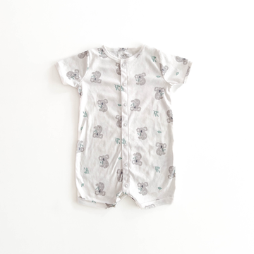 CARTER'S WHITE PRINTED JUMPSUIT