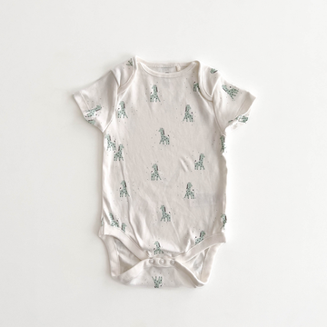 NEXT BABY GIRAFFE PRINT ONESIE