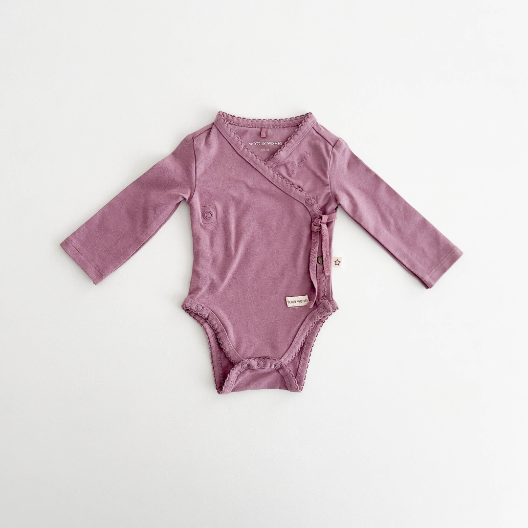 LAVENDER WRAP ONESIE