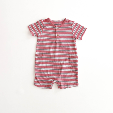 CARTER'S RED STRIPES JUMPSUIT