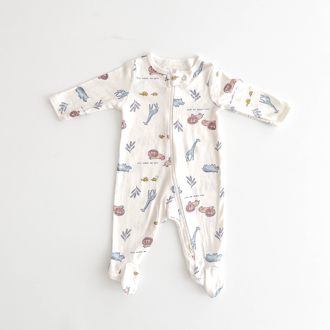 CARTER'S ANIMAL PRINT SLEEPSUIT