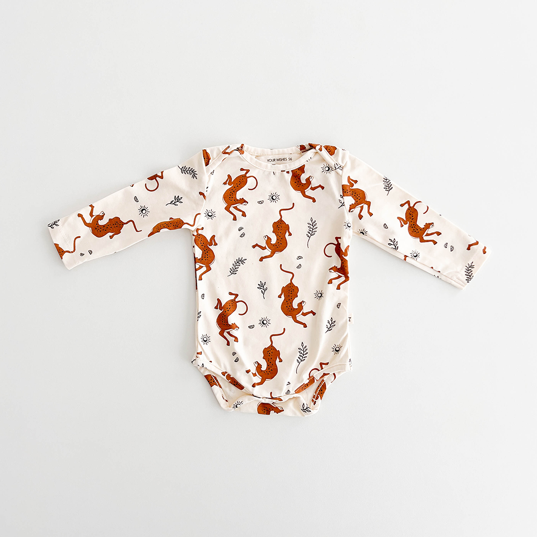 OFF WHITE PRINTED ONESIE