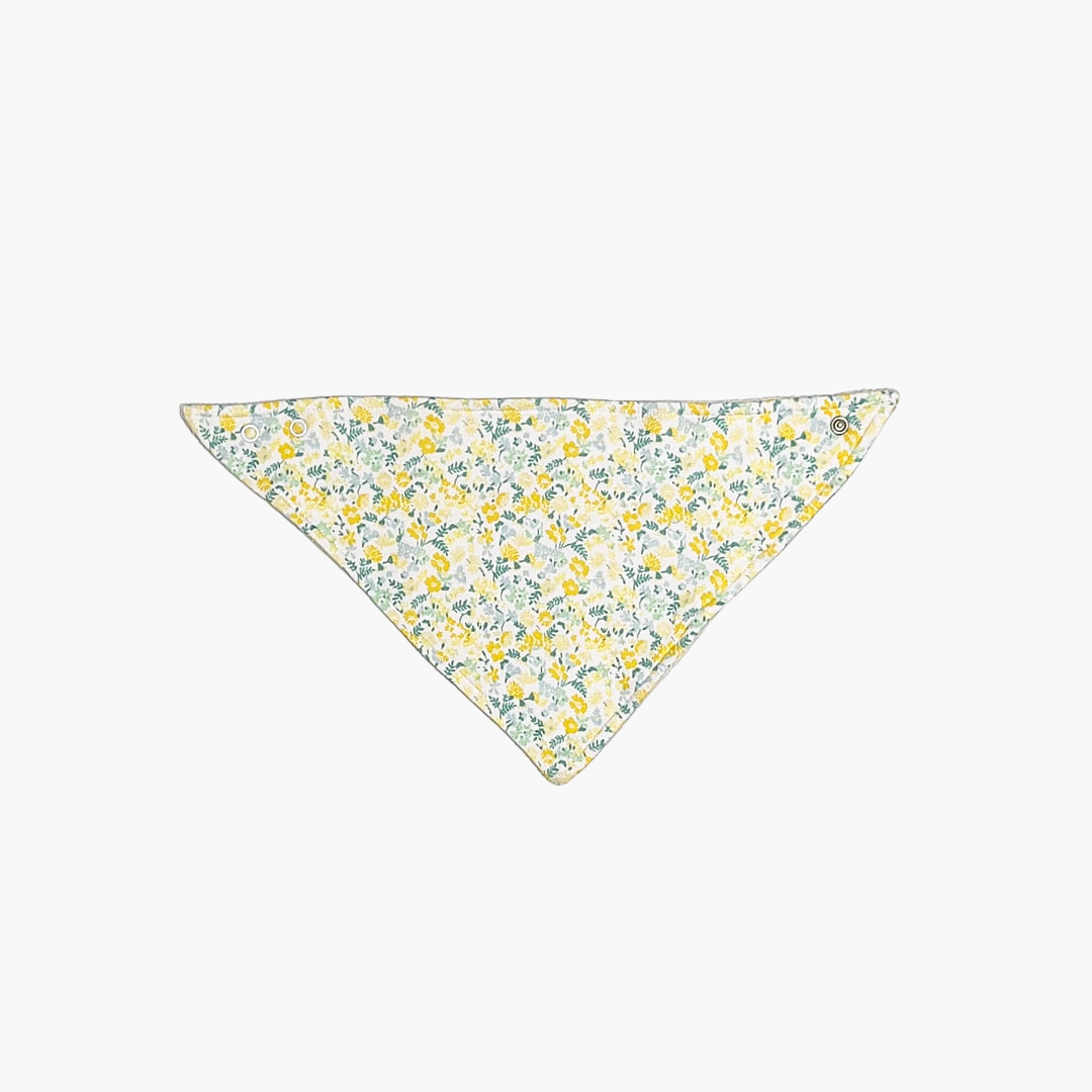 YELLOW FLORAL BIBS