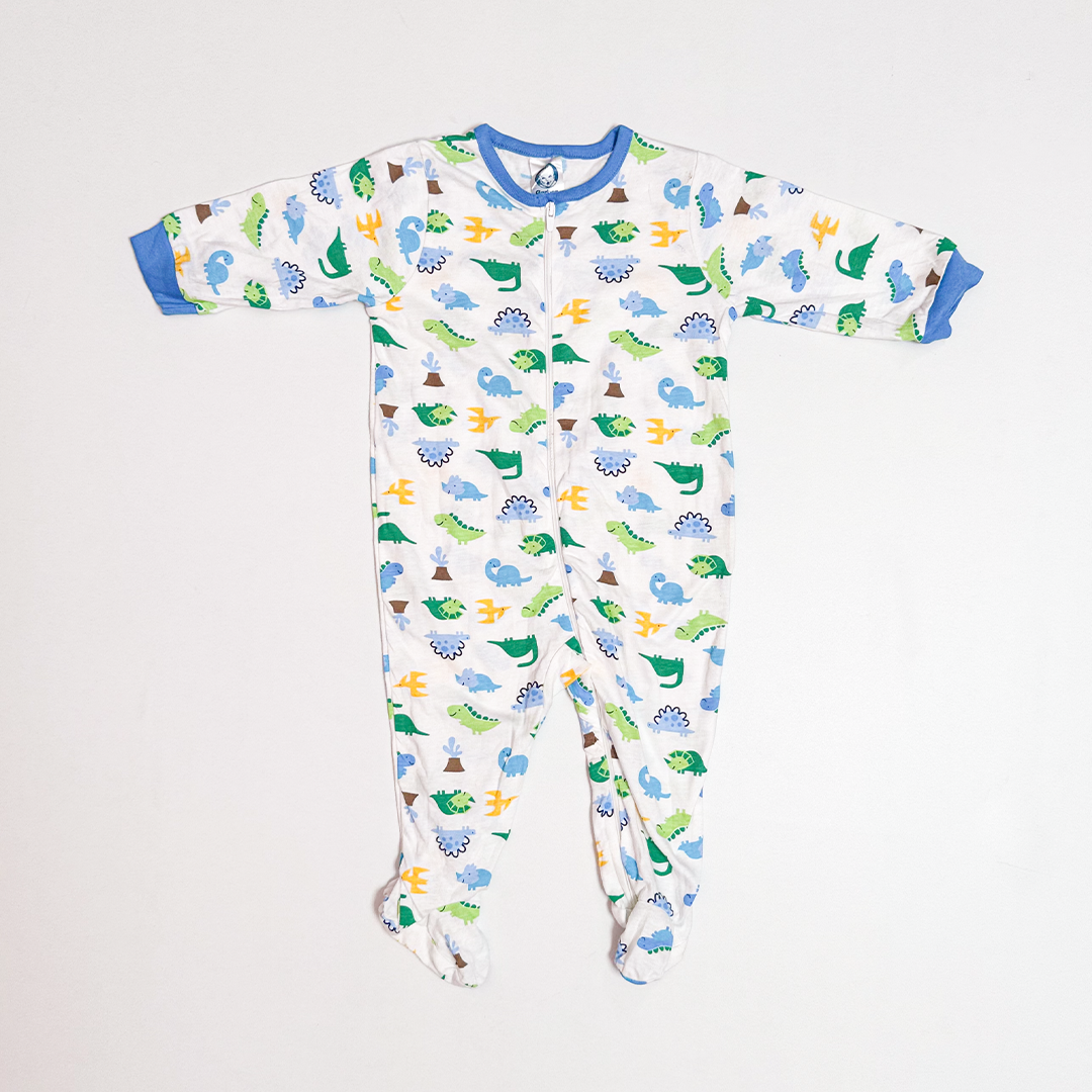 DINO PRINTED SLEEPSUIT