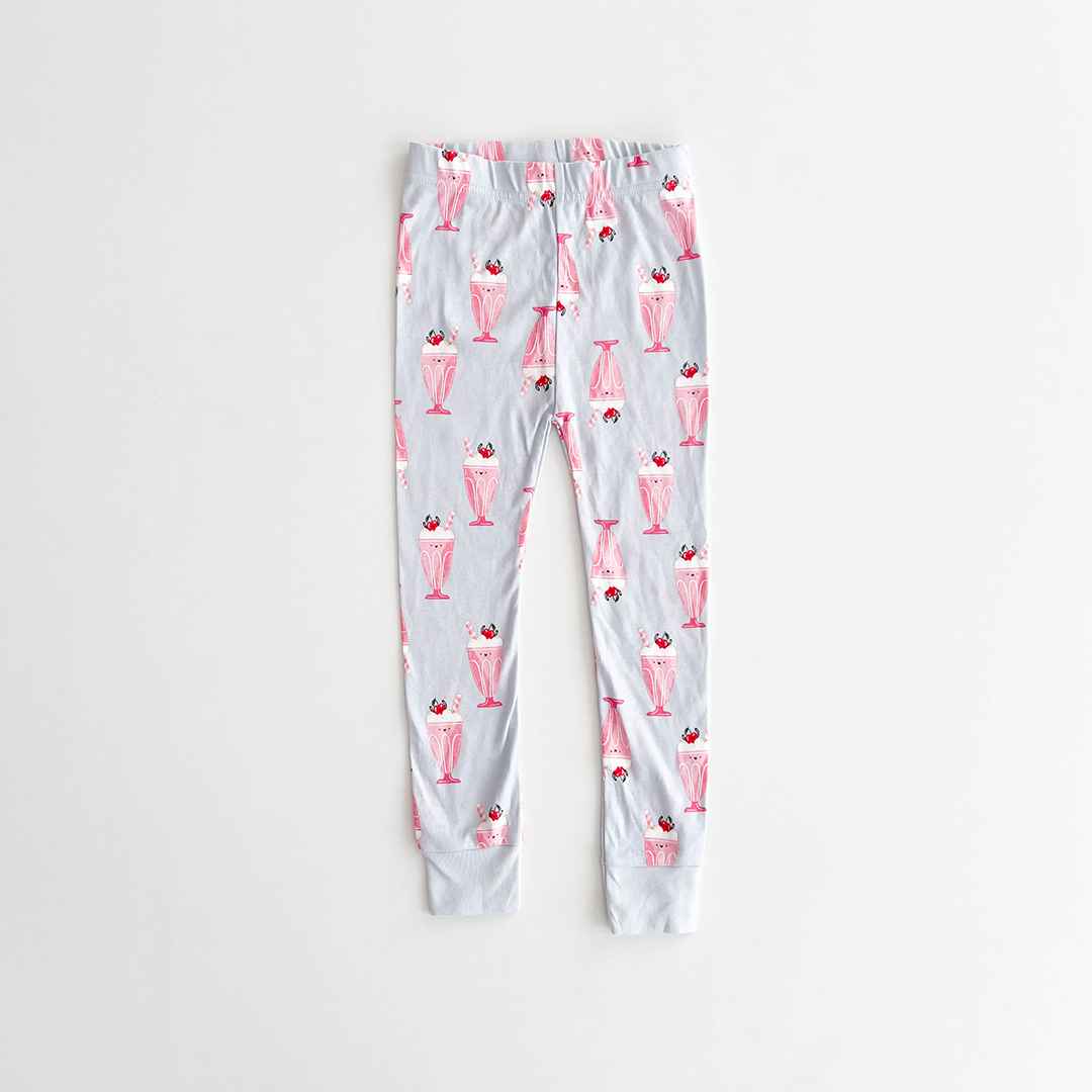 BLUE ICE CREAM PRINT PANT