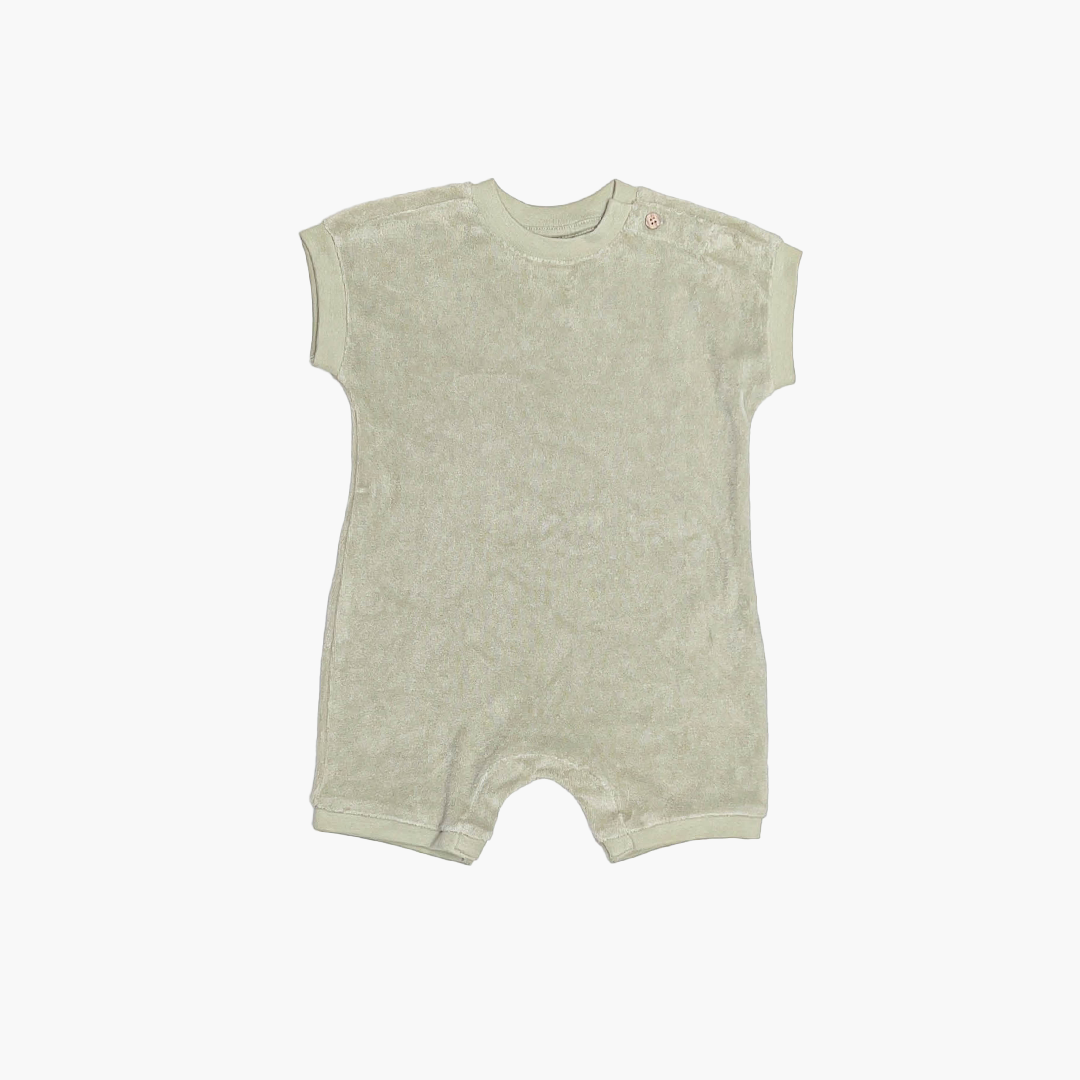 SAGE VELVET PLAIN JUMPSUIT