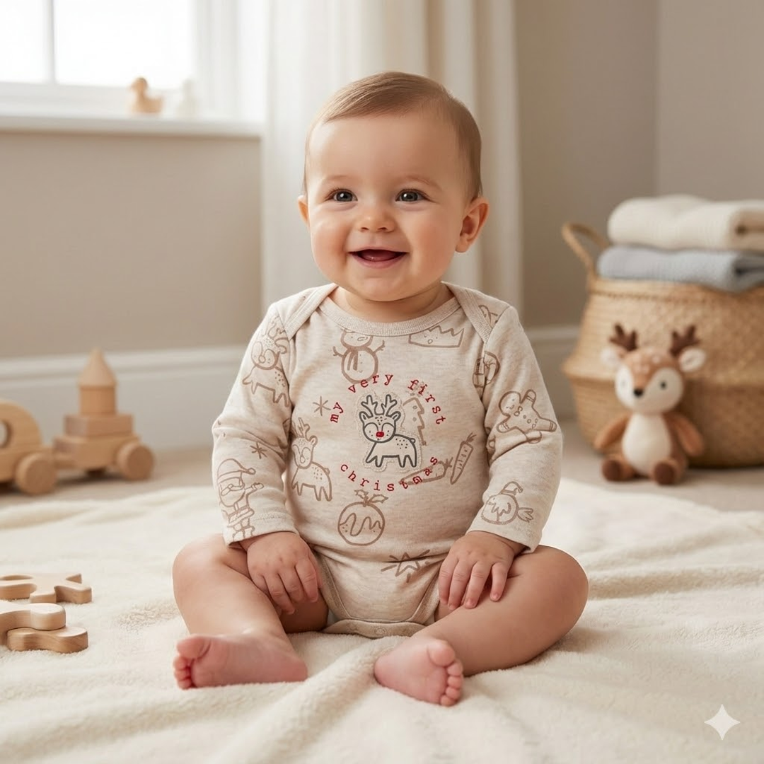 MY FIRST CHRISTMAS ONESIE