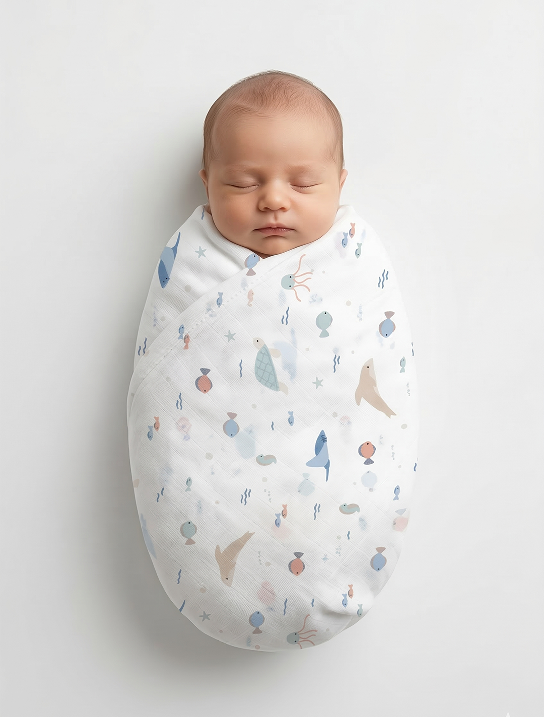 ORGANIC COTTON MUSLIN CLOTH SWADDLE
