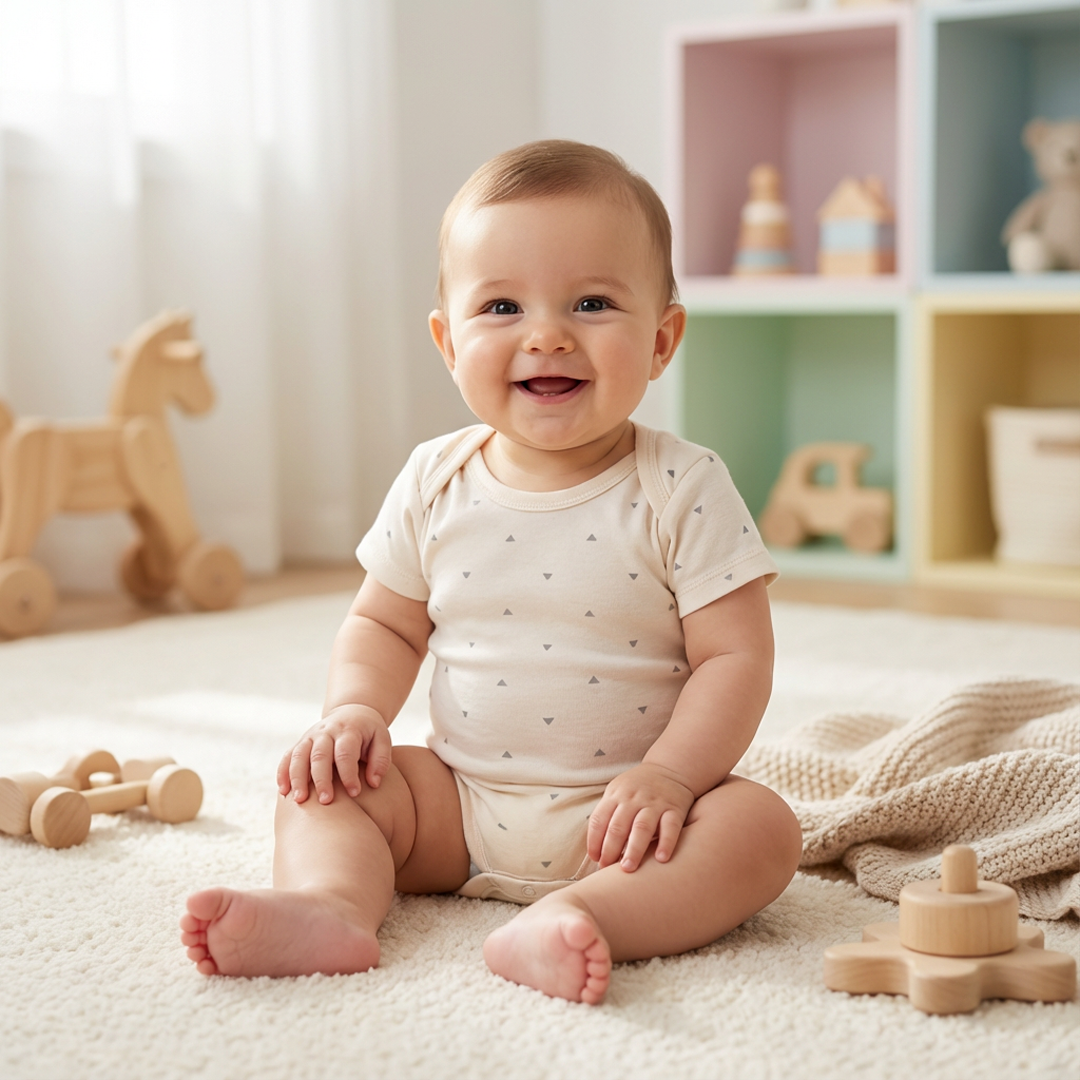 OFF WHITE PATTERNED ONESIE