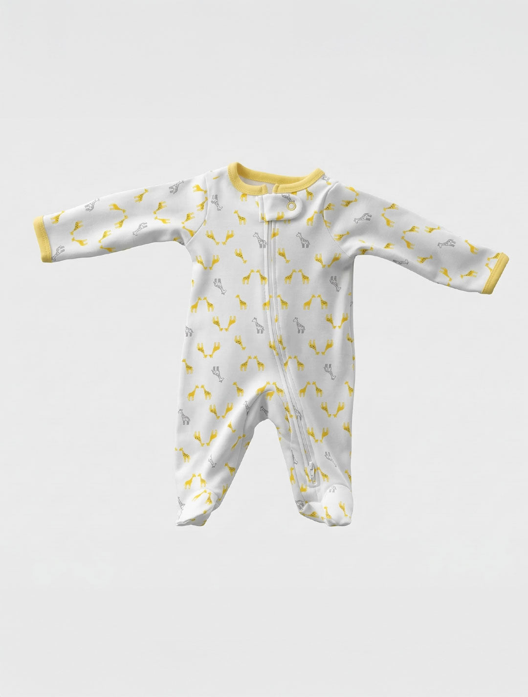 YELLOW GIRAFFE SLEEPSUIT