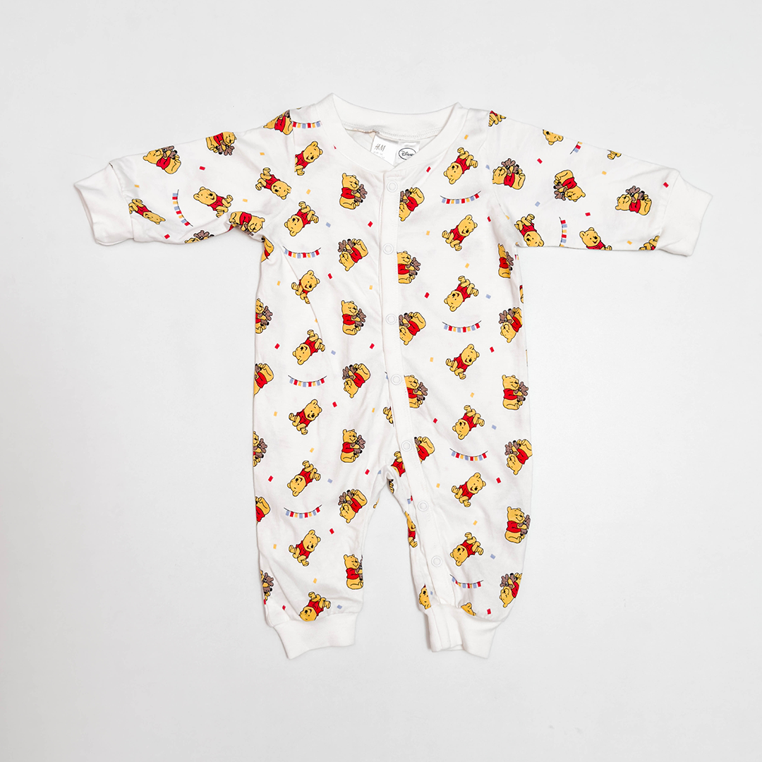 PHOO PRINTED BUTTON ROMPER