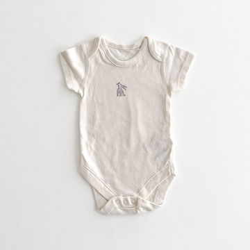 BUNNY PRINTED WHITE ONESIE