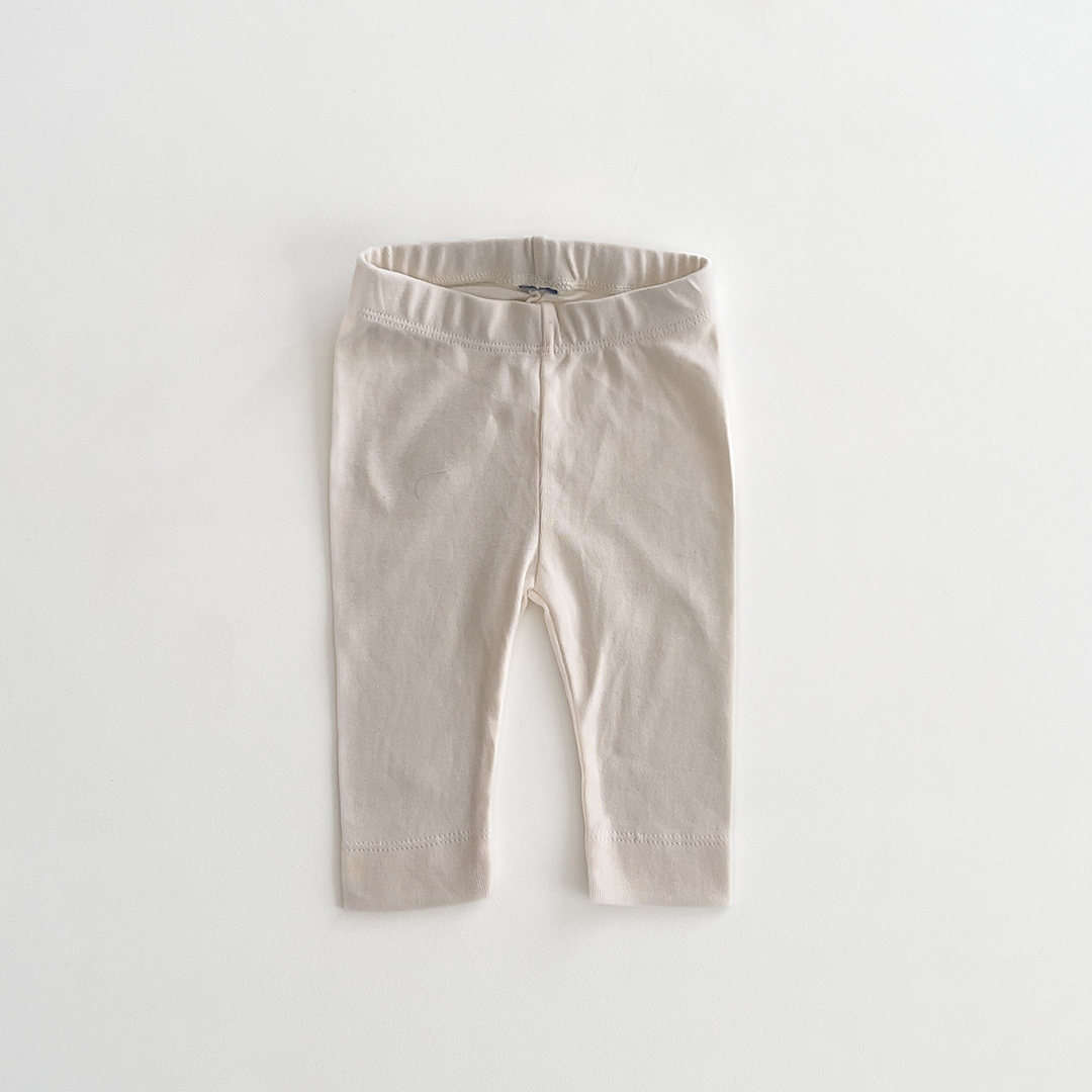 OFF WHITE PLAIN COTTON PANTS