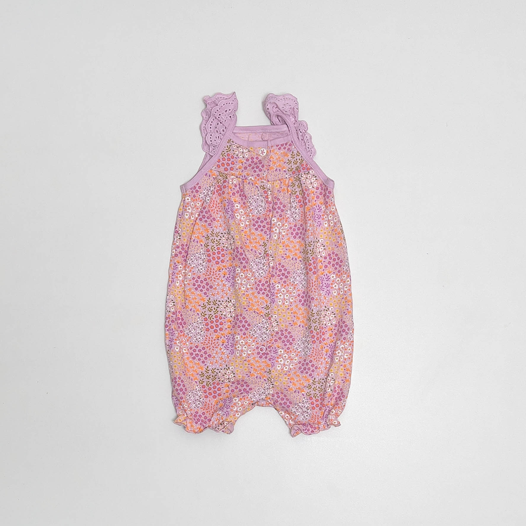 LAVENDER PATTERNED JUMPSUIT