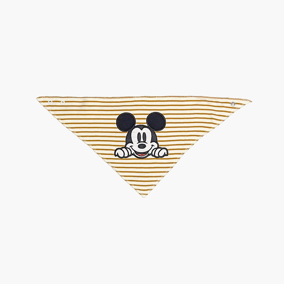 MICKEY PRINTED BANDANA BIBS