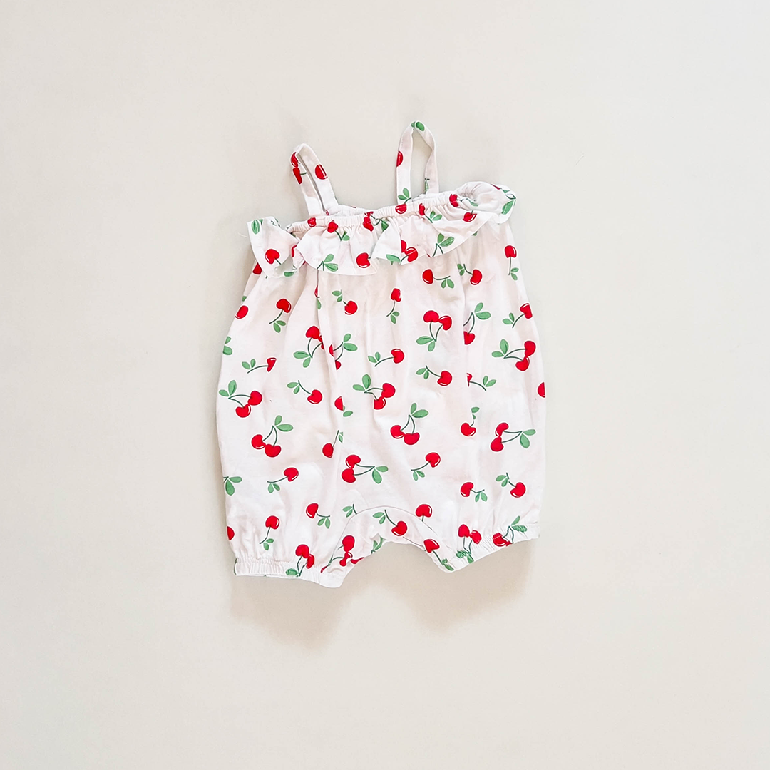 CHERRY PATTERNED JUMPSUIT