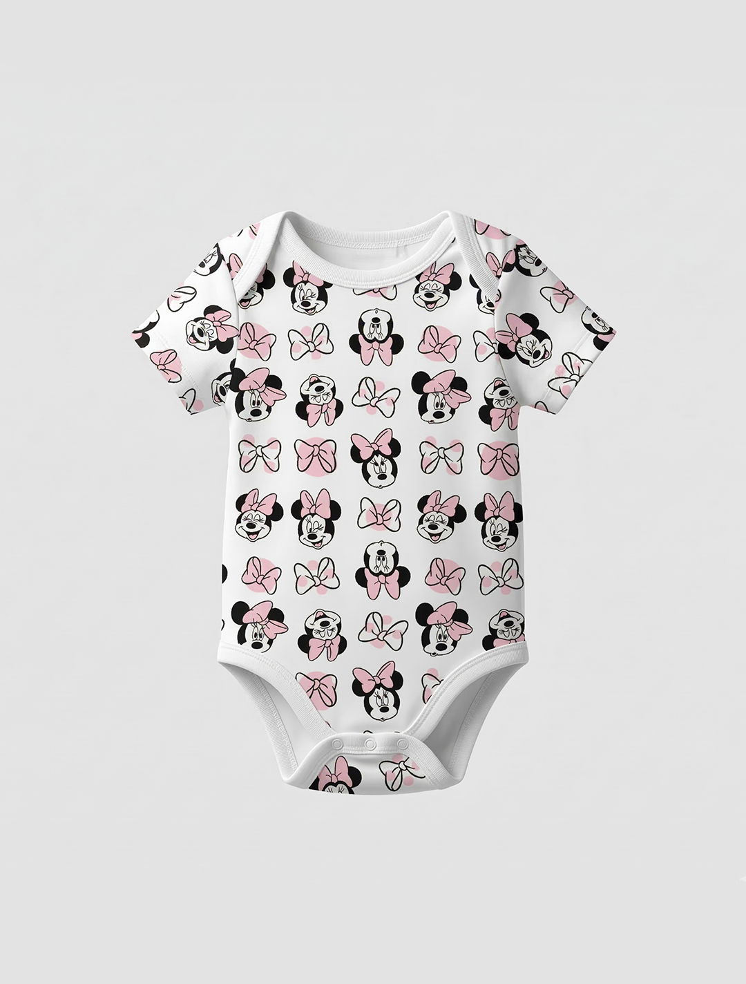 PINKY MUCKEY PRINTED ONESIE